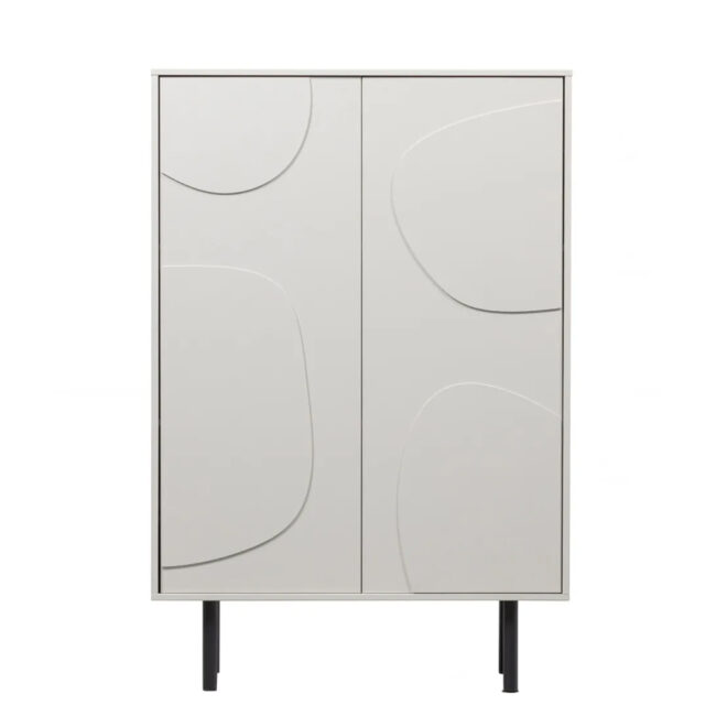 CADIZ STORAGE CABINET PINE MIST 85X40X135CM