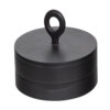 WIRA DECORATION STORAGE JAR MANGO WOOD BLACK 18X18X14CM