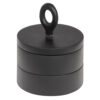 WIRA DECORATION STORAGE JAR MANGO WOOD BLACK 13X13X12CM