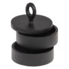 WIRA DECORATION STORAGE JAR MANGO WOOD BLACK 13X13X12CM - Image 2
