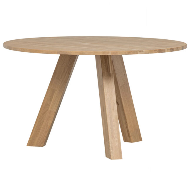 RHONDA DINING TABLE OAK NATURAL 129X129X75CM