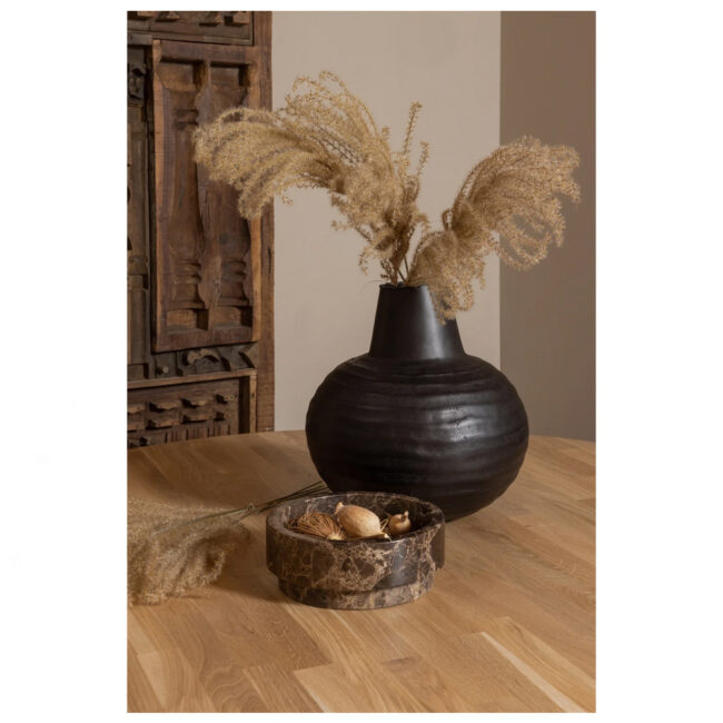 RHONDA DINING TABLE OAK NATURAL 129X129X75CM - Image 2