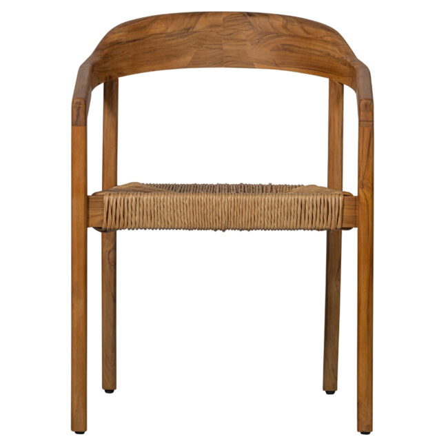 CHENA GARDEN CHAIR WICKER TEAK NATURAL 57X66X78CM - Image 3