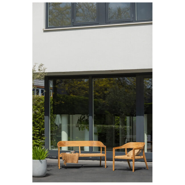 CHENA GARDEN ARMCHAIR WICKER TEAK NATURAL 68X74X73CM - Image 5