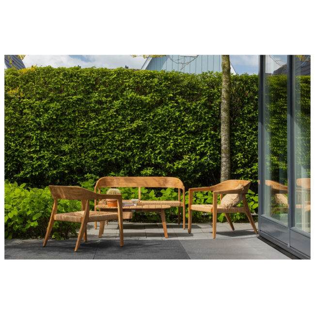 CHENA GARDEN ARMCHAIR WICKER TEAK NATURAL 68X74X73CM - Image 4