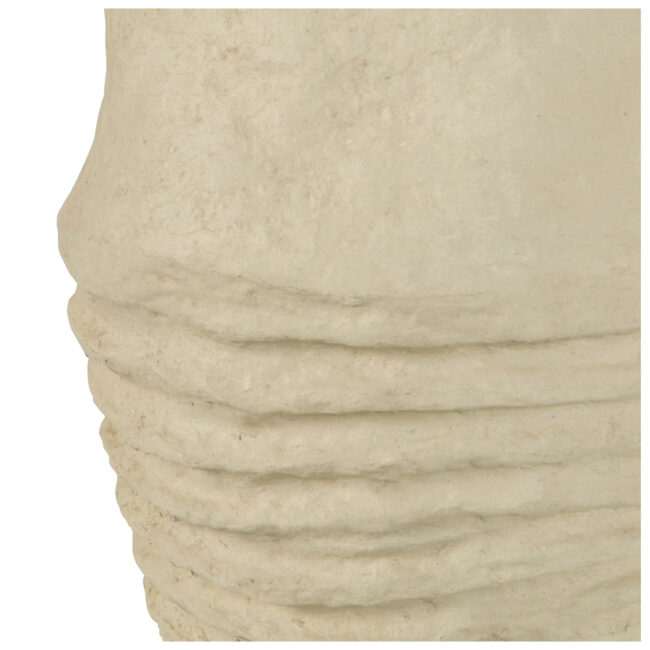 DELOS VASE PAPER MACHE NATURAL D30X45CM - Image 3