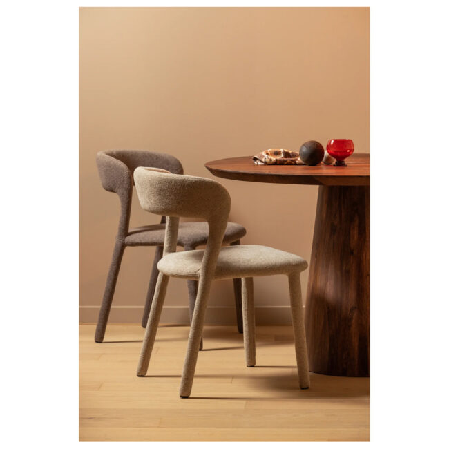 NOBLE DINING CHAIR SAND 51X56X76CM - Image 6