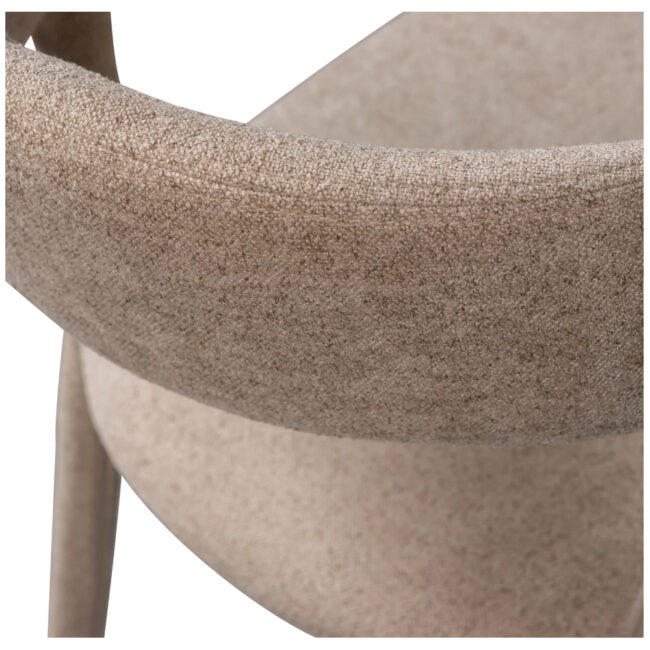 NOBLE DINING CHAIR SAND 51X56X76CM - Image 4