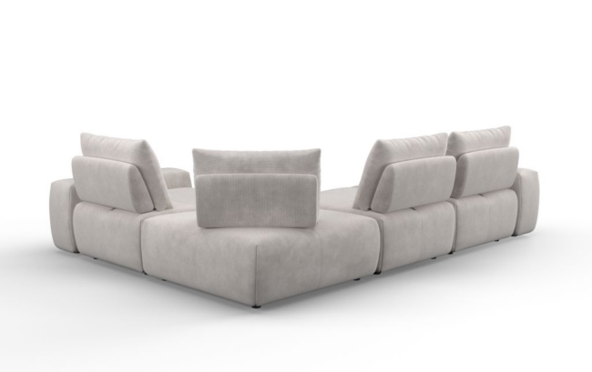 MAJA LEFT SIDE MIRACLE NATURAL 326X236X94CM - Image 3