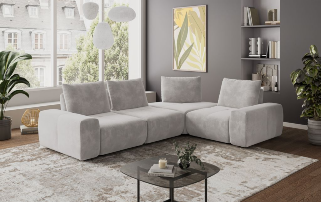 MAJA LEFT SIDE MIRACLE NATURAL 326X236X94CM - Image 4