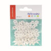 MINI PAPER FLOWERS WHITE 60PCS