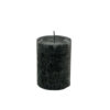 PILLAR CANDLE METALLIC DARK GREY 7X10CM