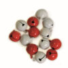 BELLS WHITE & RED 10MM 10PCS - Image 2