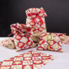 PEARLISED GIFT BAGS GINGER COCKIES 20X35CM 50PCS - Image 2