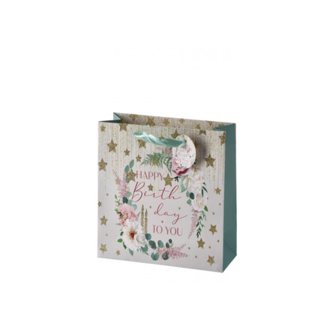 PRINTED PAPER BAG ASSORTED 4 DECORS 31X12X26CM - Image 4