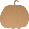 SHAPE PUMPKIN MDF 25X23,3CM