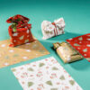 PEARLISED GIFT BAGS WHITE XMAS 20X35CM 50PCS - Image 2