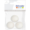 SILICONE BEADS WHITE 15MM 3PCS