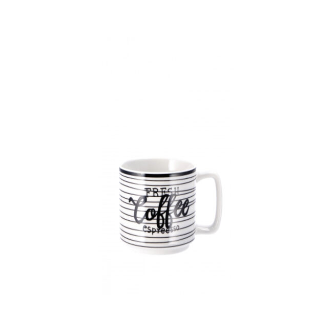 NEW BONE CHINA ASSORTED MUG 4 DECORS 330ML 9X7,5 - Image 4