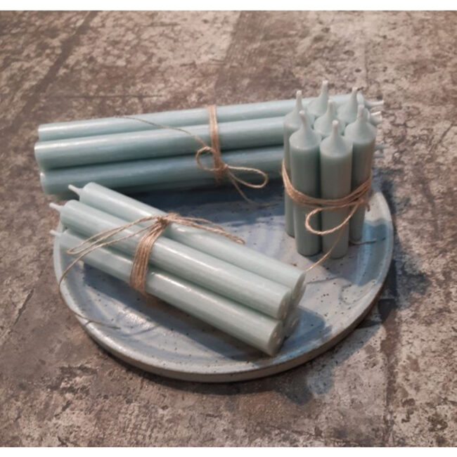 DINNER CANDLE JADE GREEN 2,1X28CM - Image 3