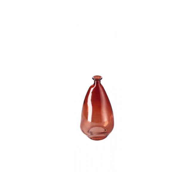 GLASS VASE ASSORTED 3 COLORS 8X6.5X11.5CM - Image 4