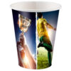 PAPER CUPS KICK IT 250ML 8PCS