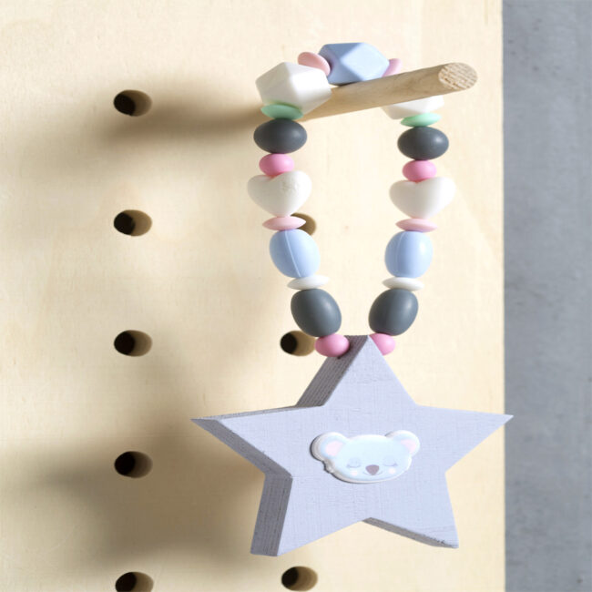SILICONE HEART BEADS WHITE 12MM 2PCS - Image 3