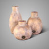 SET OF THREE BOTTLES VARIATION JEWEL D13XH20 & D12XH16 & D11XH12CM