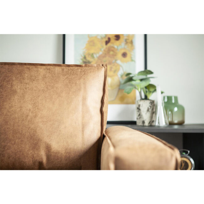 BUTTERFLY BULL COGNAC LEATHER 225X98CM - Image 4