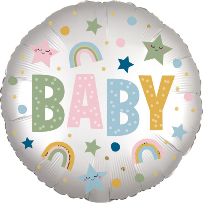 FOIL BALLOON SATIN INFUSED BABY 43CM