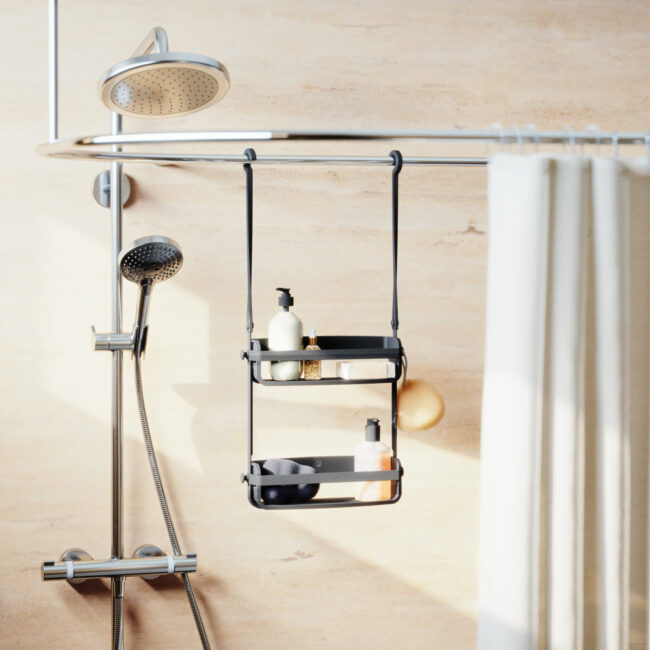 FLEX SHOWER CADDY BLACK - Image 3
