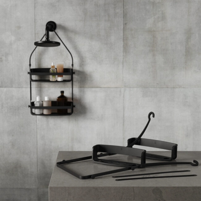 FLEX SHOWER CADDY BLACK - Image 4