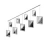 EXHIBIT WALL PICTURE FRAMES BLACK 9PCS