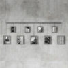 EXHIBIT WALL PICTURE FRAMES BLACK 9PCS - Image 3