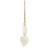 TASSEL LEAF AND SHELL NATURAL 35CM