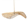 PENDANT CHAPEAU NATURAL 75X75X20CM