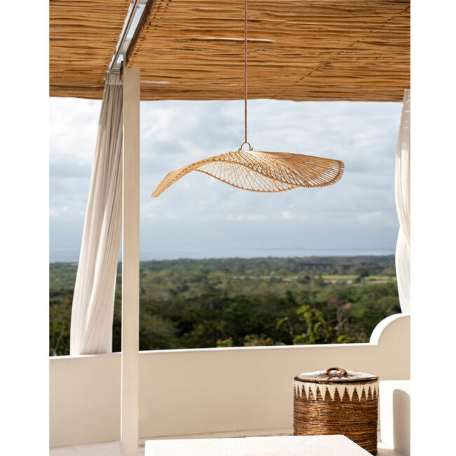 PENDANT CHAPEAU NATURAL 75X75X20CM - Image 3