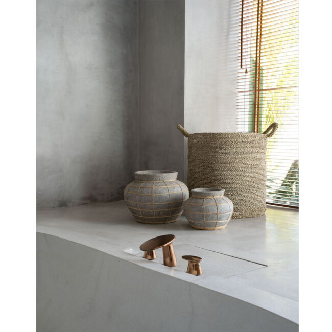 VASE BELLY CONCRETE NATURAL - Image 3