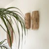 WALL APPLIQUE ABACA NATURAL 20X17X35CM - Image 2