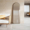 HUBBA ARCHED LEANING MIRROR METALLIC TITANIUM 51X157CM - Image 2