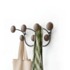 DOTSY 7 WALL HOOK BLACK WALNUT
