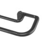 TWILIGHT DOUBLE CURTAIN ROD MAT BLACK 76-213CM