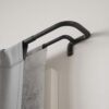 TWILIGHT DOUBLE CURTAIN ROD MAT BLACK 76-213CM - Image 2