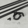 TWILIGHT DOUBLE CURTAIN ROD MAT BLACK 76-213CM - Image 5