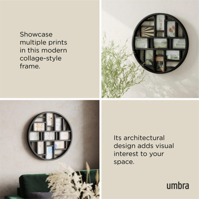 LUNA WALL MULTI-PICTURE FRAME BLACK - Image 4