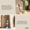 BELLWOOD UMBRELLA STAND WHITE & NATURAL - Image 7