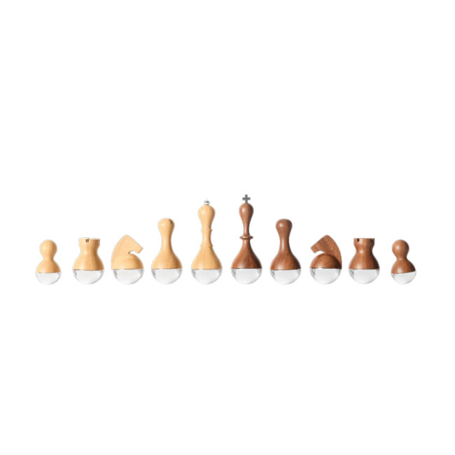 WOBBLE CHESS SET WALNUT - Image 4