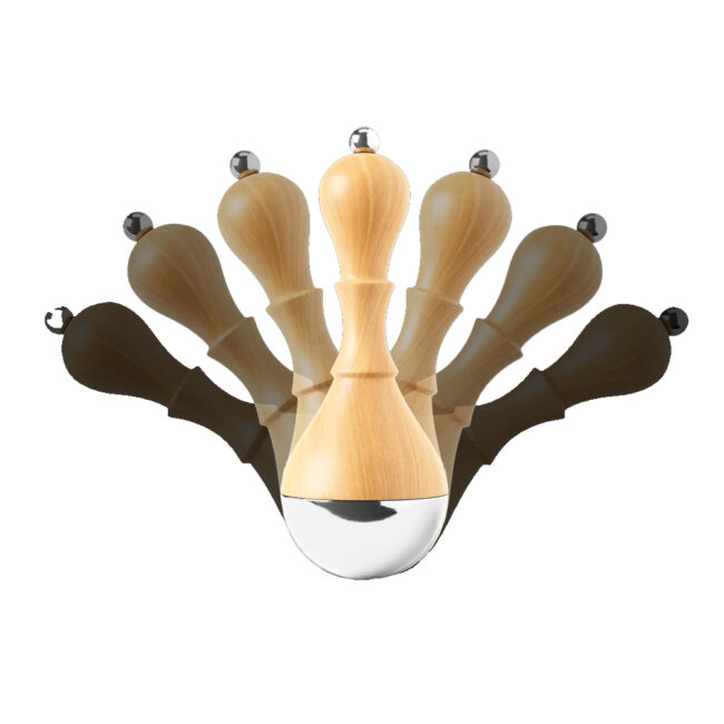 WOBBLE CHESS SET WALNUT - Image 5