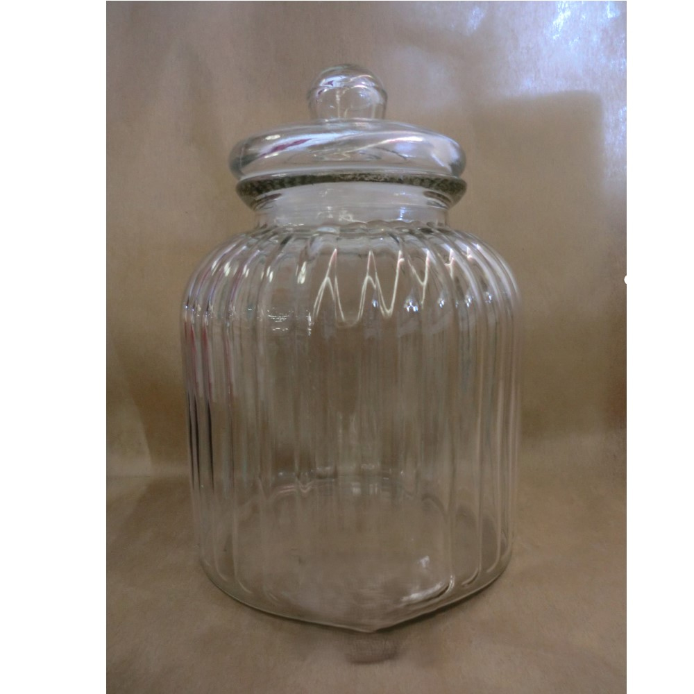 KMT GLASS STORAGE JAR 17X27CM - Image 2