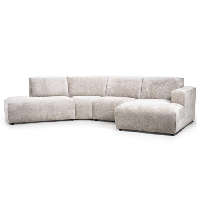 ELISE RIGHT SIDE TRENZA TAUPE 326X152CM - Image 4